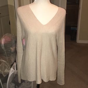 Vince v neck slouchy sweater